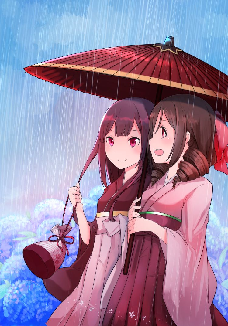 A区：雨，雨伞与她（14P）